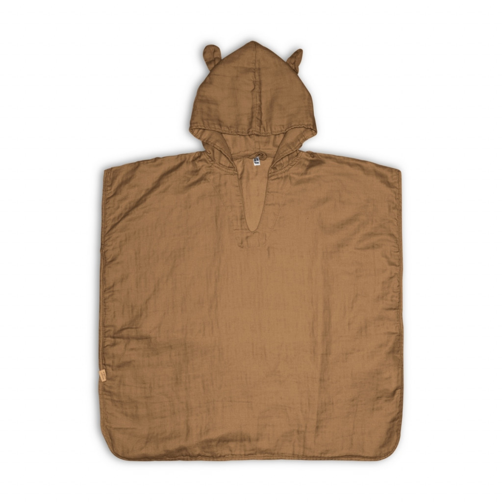 NUUROO Flor Mušelínové Pončo Iced Coffee 1 - 2 roky