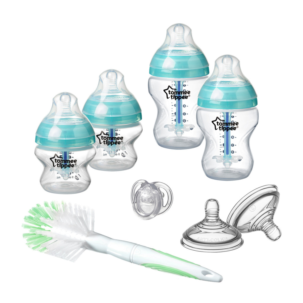 Tommee Tippee Advanced novorodenecký set fliaš s kefou, 8ks