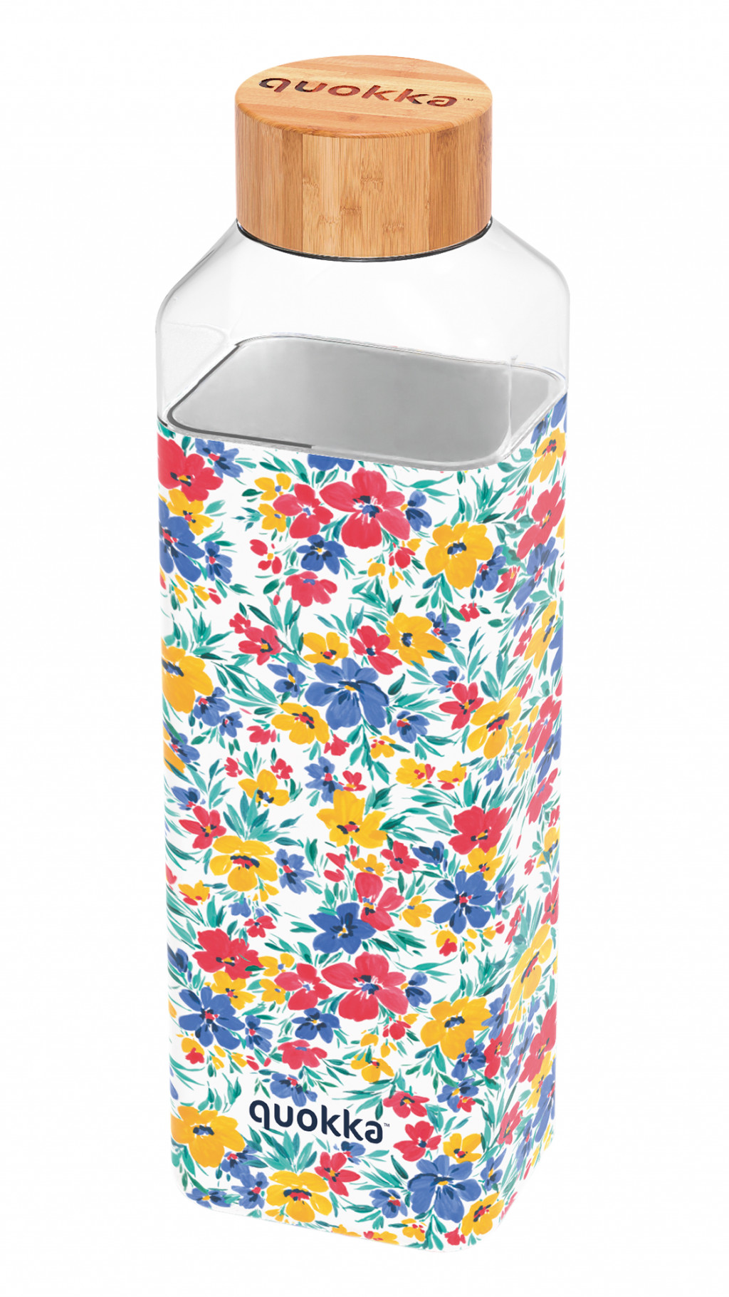 Quokka Sklenená fľaša Storm Ditsy Floral 700 ml