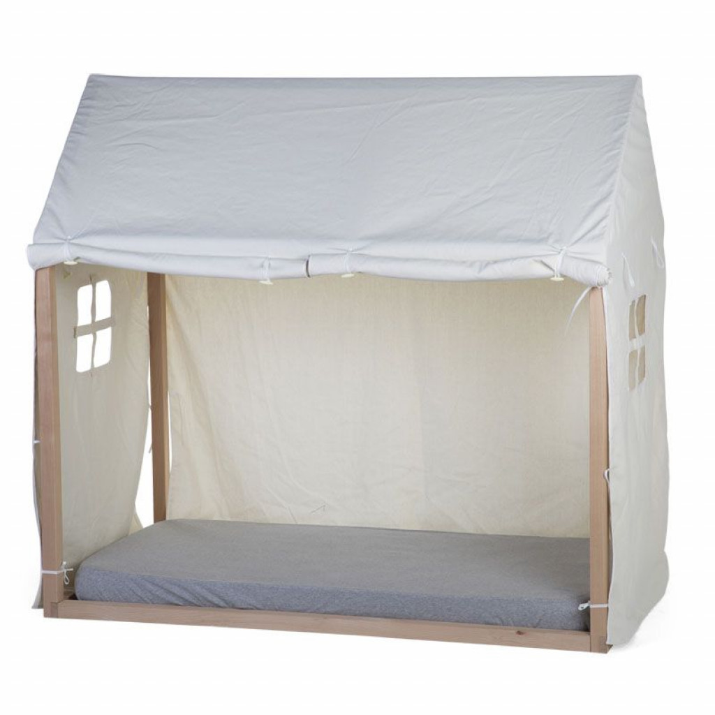 Childhome Textilný poťah Tipi White na rám postele Domček 70x140cm