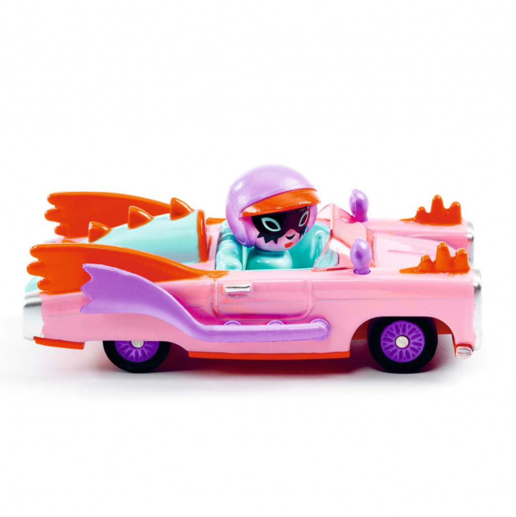 DJECO Crazy Motors autíčka: Pani Ružovkastá(Pink lady)