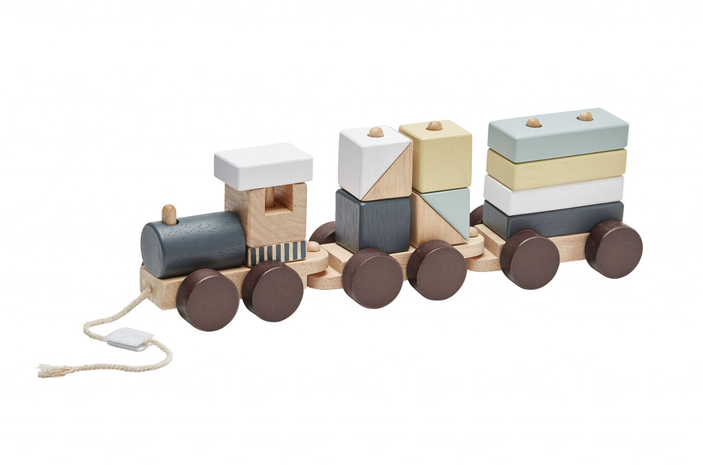 Kids Concept Vlak z kociek Neo drevený