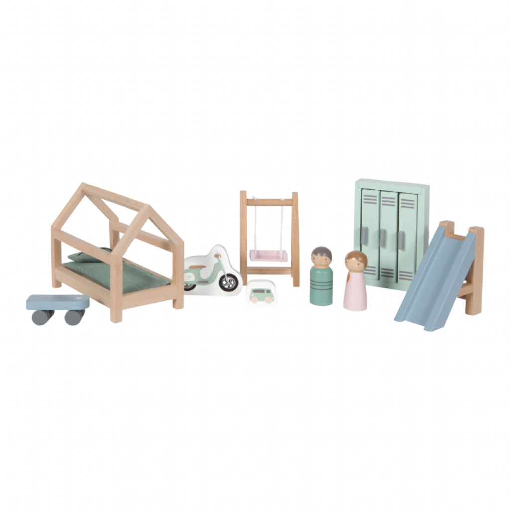 Little Dutch Set do domčeka drevený Detská izba