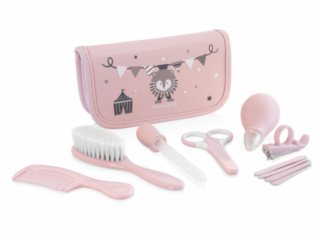 Miniland Sada hygienická Baby Kit Pink