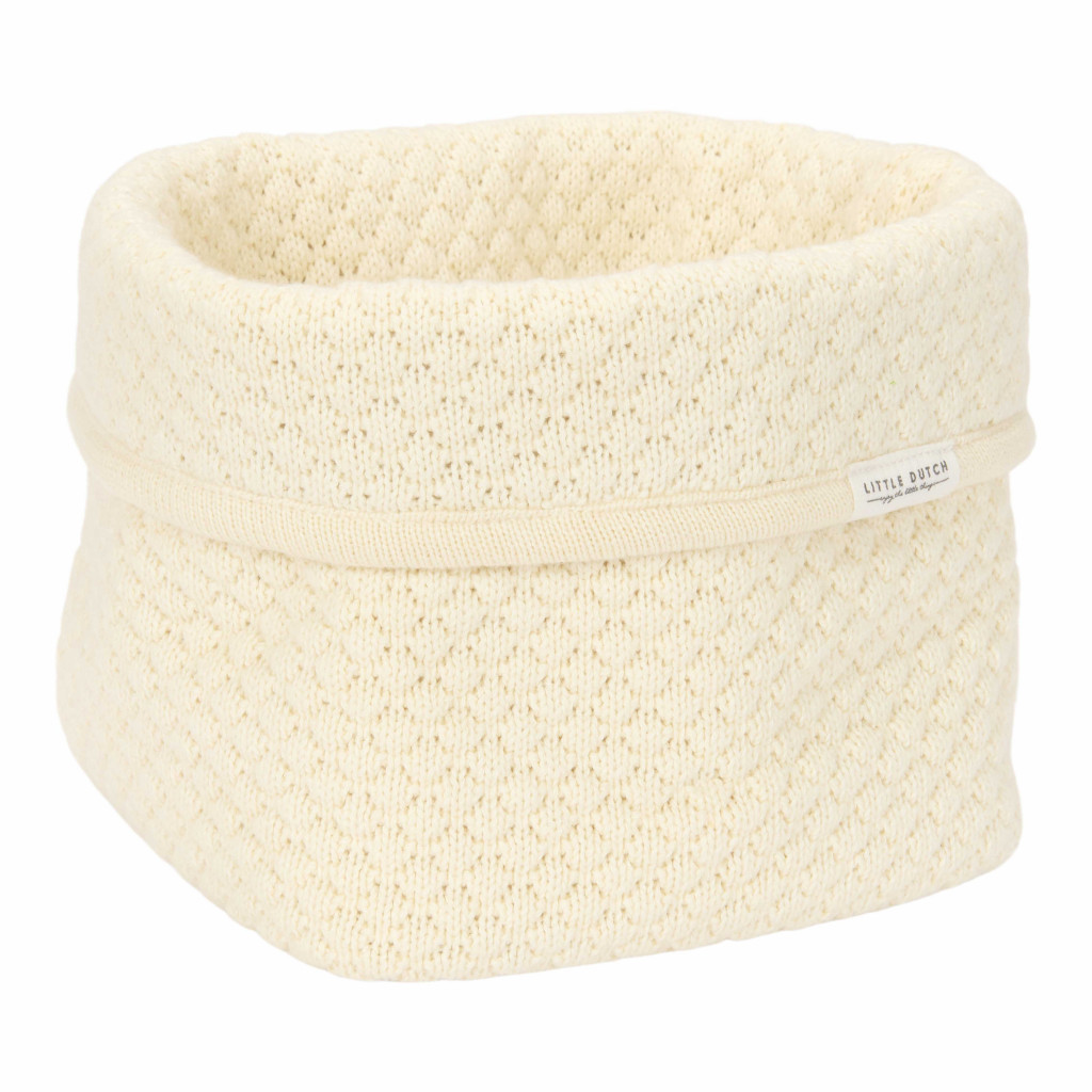 Little Dutch Košík pletený malý Pure Soft White