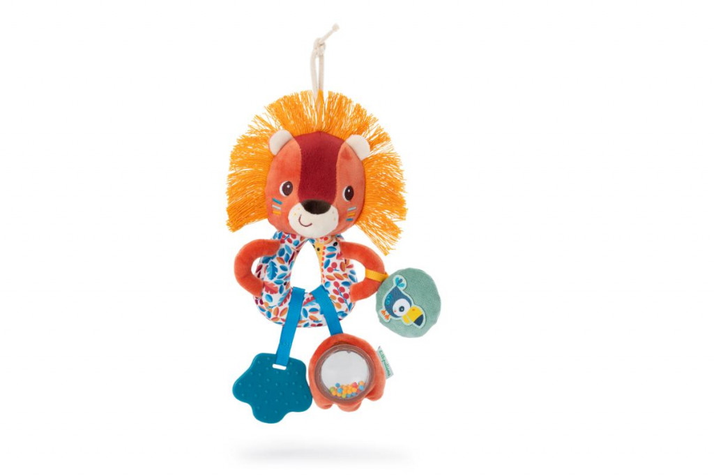 Lilliputiens  motorická hračka s aktivitami - lev Jack