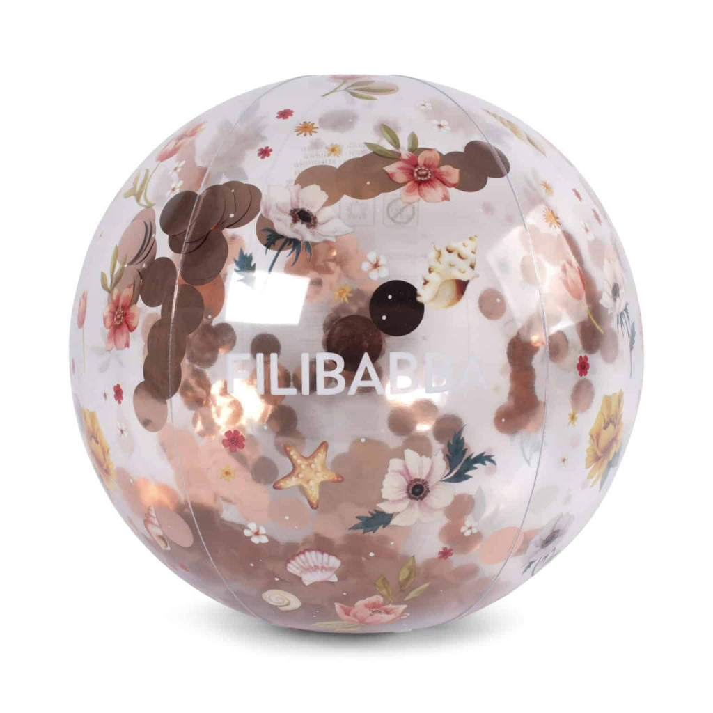 Filibabba Plážová lopta alfie - ocean blossom confetti