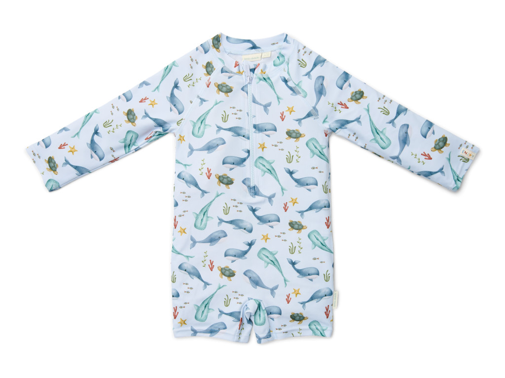 Little Dutch Plavky dlhý rukáv Ocean Sea Life veľ. 98/104