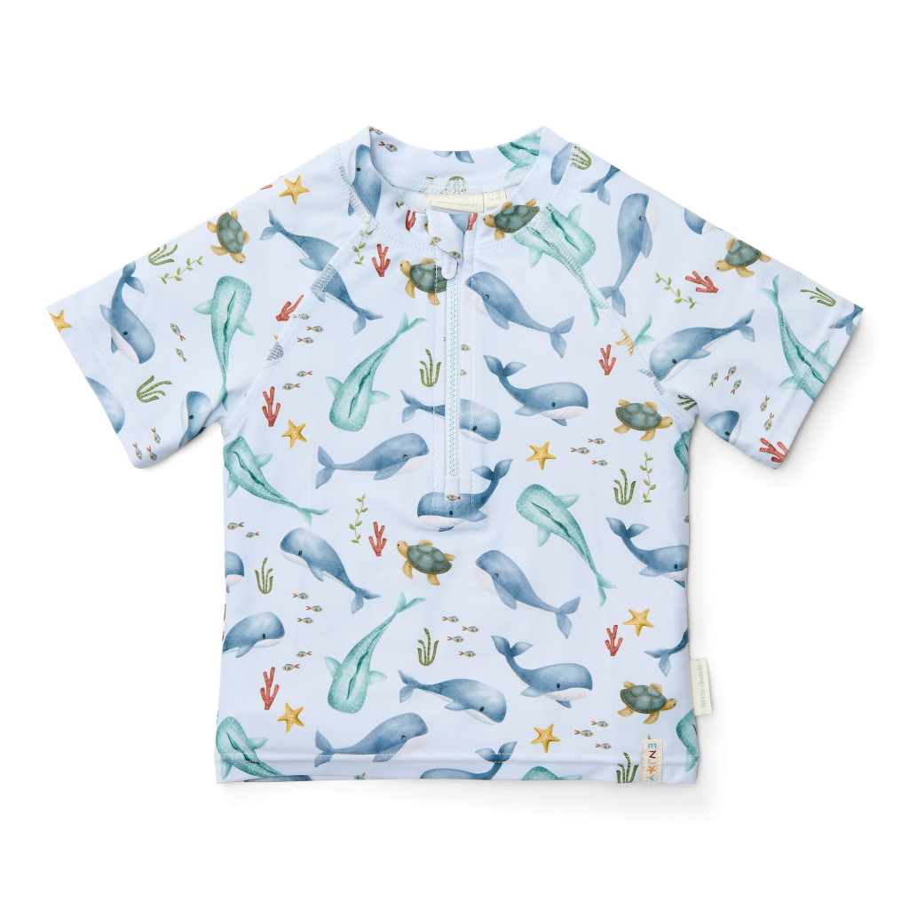 Little Dutch Plavecké tričko krátky rukáv Ocean Multicolor veľ. 86/92