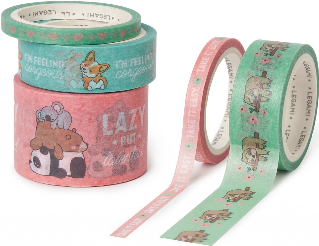 Legami Dekoračná páska Legami Tape By Tape - Cute Animals