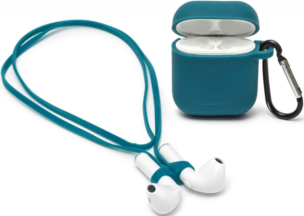 Legami Puzdro na slúchadlá Legami Kit airpod 1-2 case - petrol blue