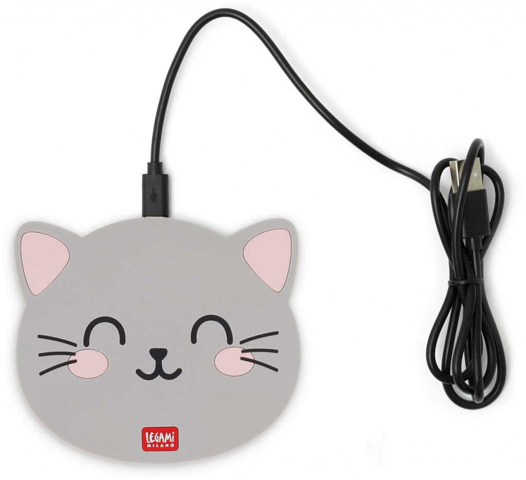 Legami Bezdrôtová nabíjačka Legami Smartphone Wireless Charger - Super Fast - Kitty