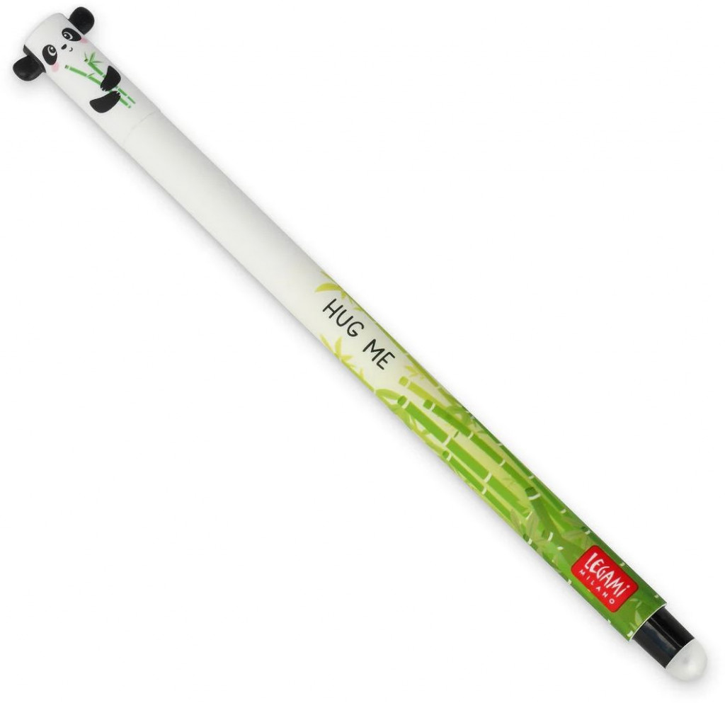 Legami Gumovacie pero Legami Erasable Gel Pen - Erasable Pen - Panda - Black Ink