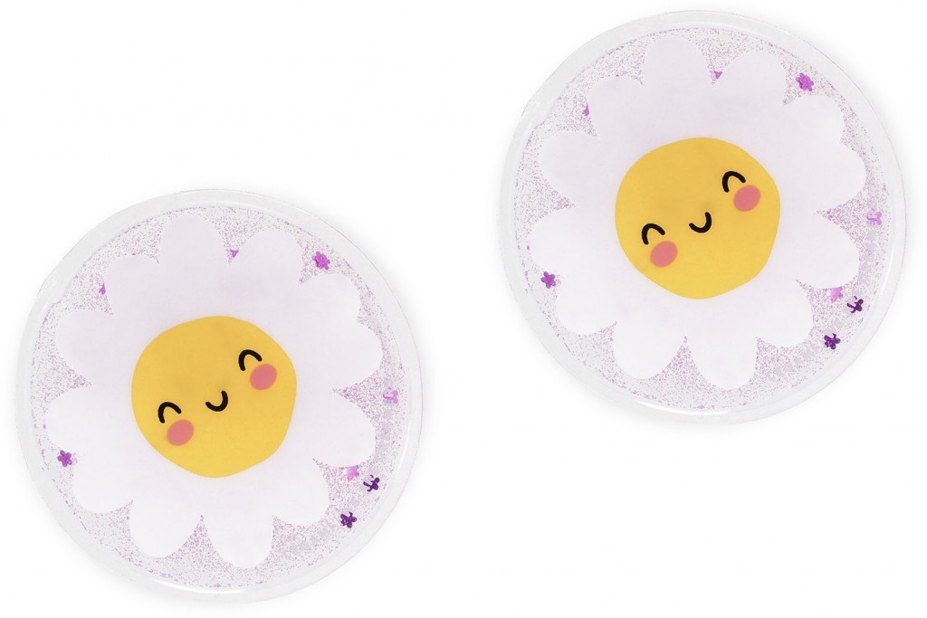 Legami Chladiace vankúšiky Legami Chill Out - 2 Reusable Cooling Eye Pads - Daisy