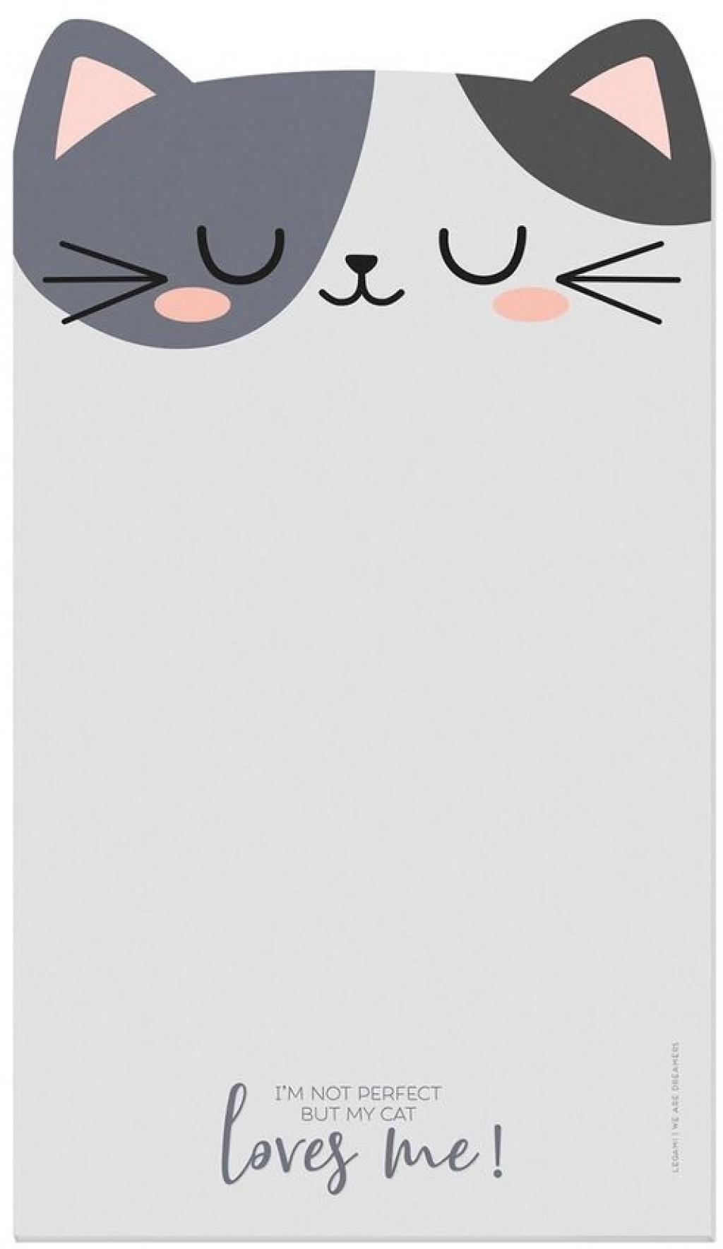 Legami Poznámkový blok Legami Paper Thoughts- Poznámka - Meow