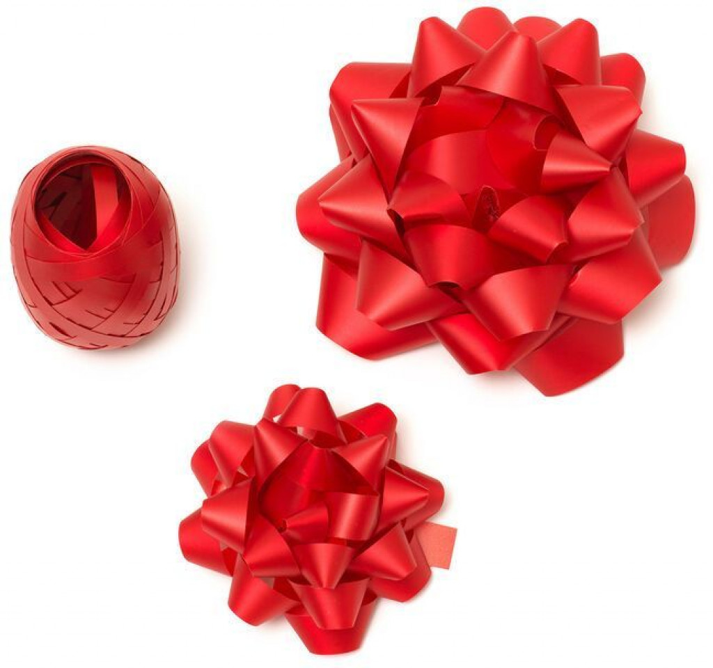Legami Súprava mašlí a stuh Legami Bows And Ribbon Set - Red