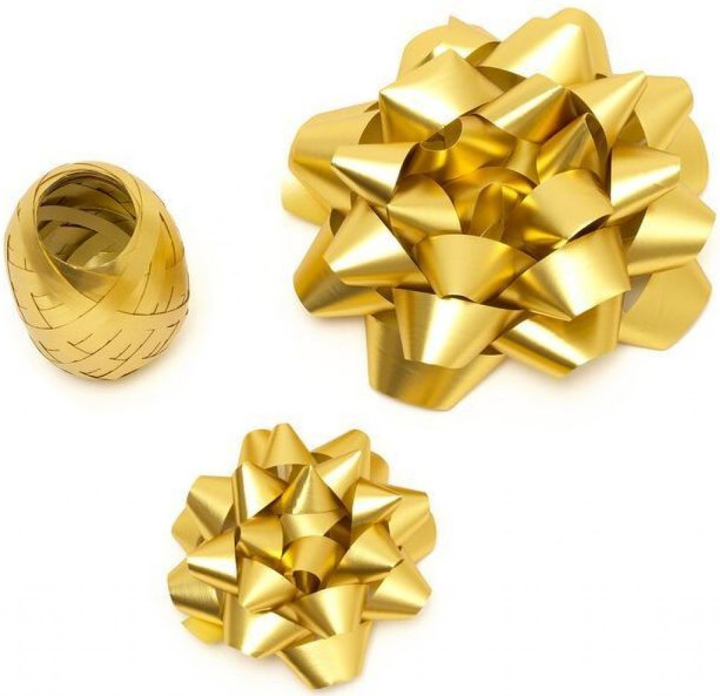 Legami Súprava mašlí a stuh Legami Bows And Ribbon Set - Gold