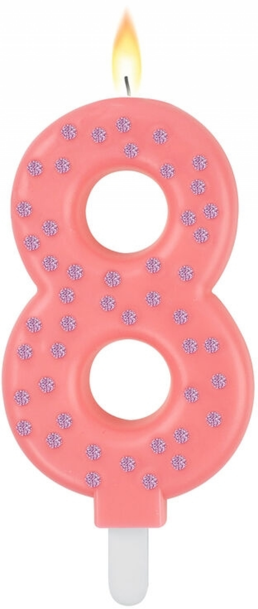Legami Narodeninová sviečka na tortu Legami Maxi Cake Candle - Maxi Candle - Pink - 8