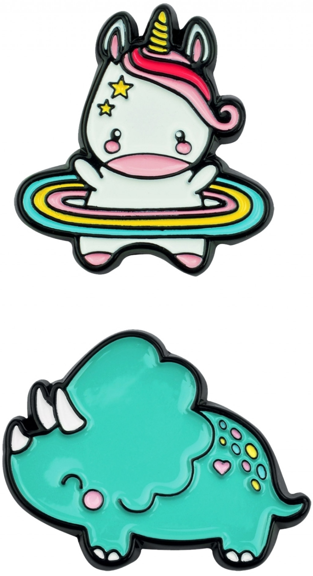 Legami Sada samolepek Legami Cutie - Set Of 2 Metal Stickers - Unicorn