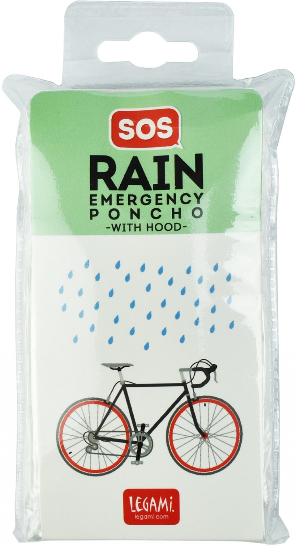 Legami Pláštenka Legami Sos Rain Emergency Poncho