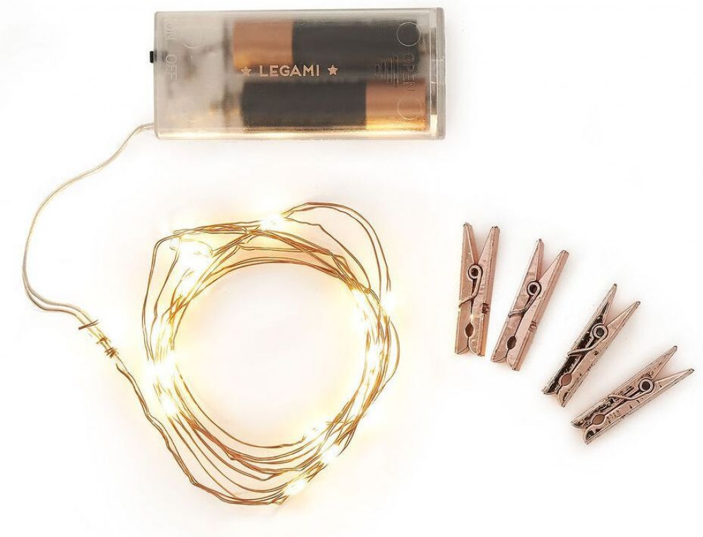 Legami Dekoratívne svetielka Legami String Lights With Photo Holder Clips - String Of Lights With Photo Holder Clips