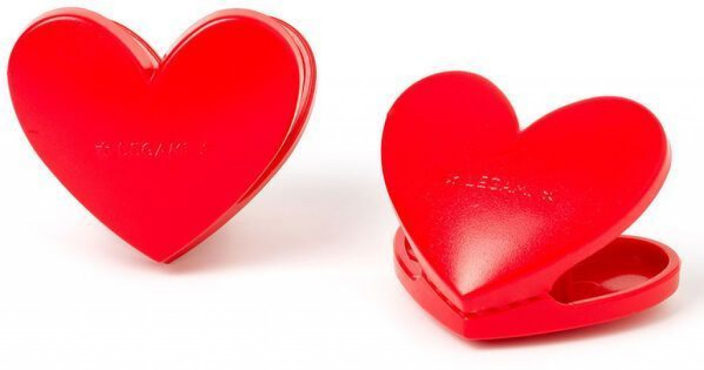 Legami Súprava štipcov na vrecká Legami Set Of 6 Bag Clips - Bag Clips - Heart