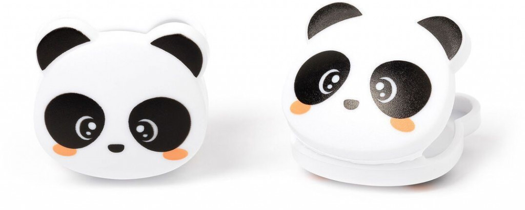 Legami Súprava štipcov na vrecká Legami Set Of 6 Bag Clips - Bag Clips - Panda