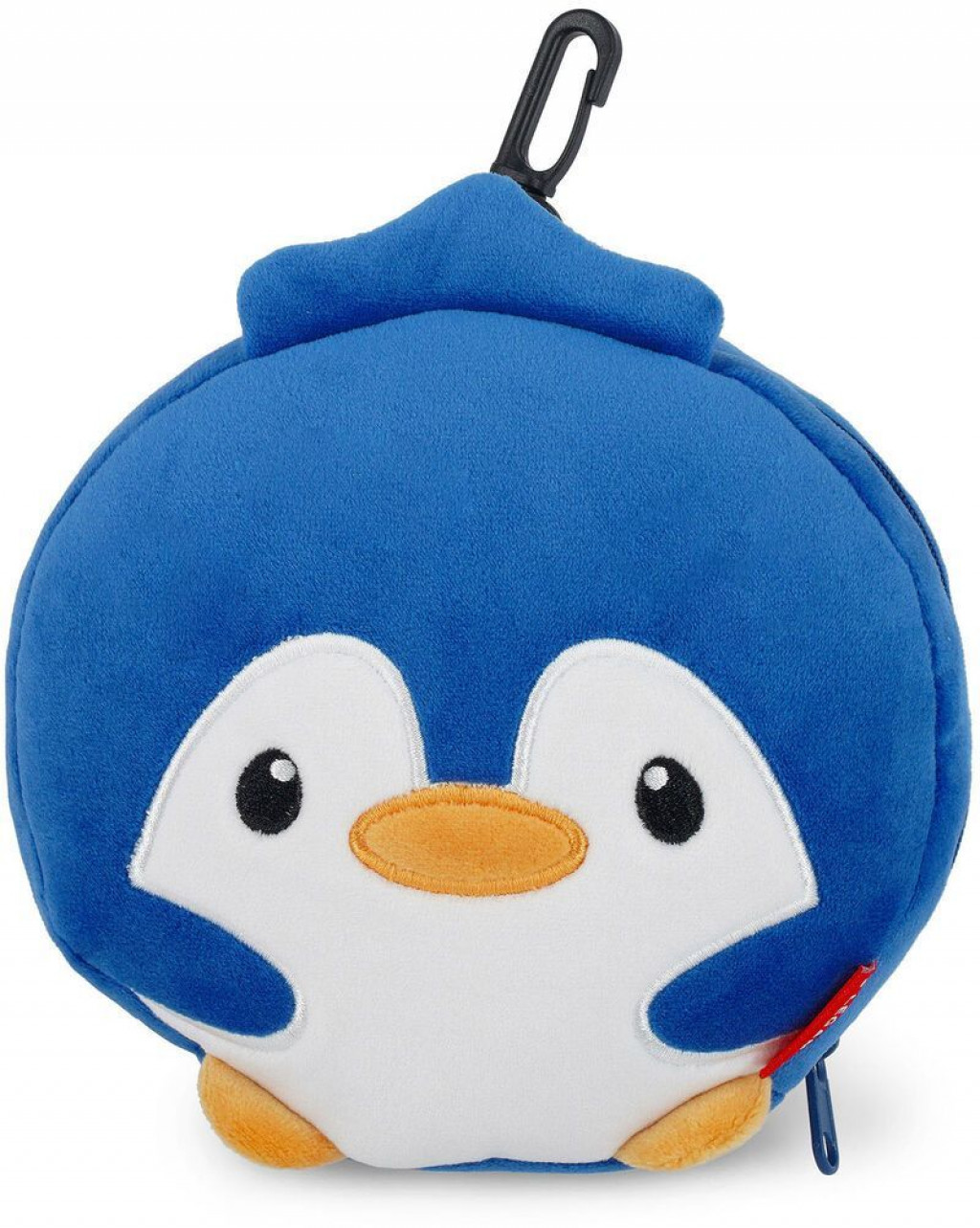Legami Cestovný vankúšik s maskou na spanie Legami Travel Pillow With Sleep Mask - My Travel Buddy - Penguin