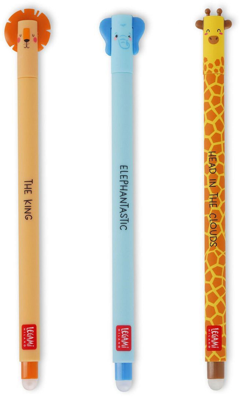 Legami Set gumovacích pier Set Of 3 Erasable Pens Legami - Savana