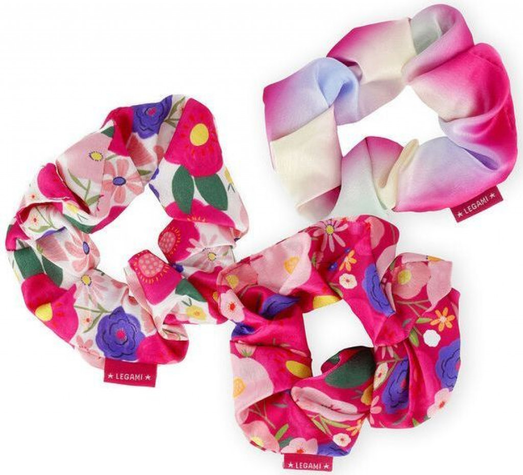 Legami Set Of 3 Hair Scrunchies Legami - Hair We Are! - Flowers