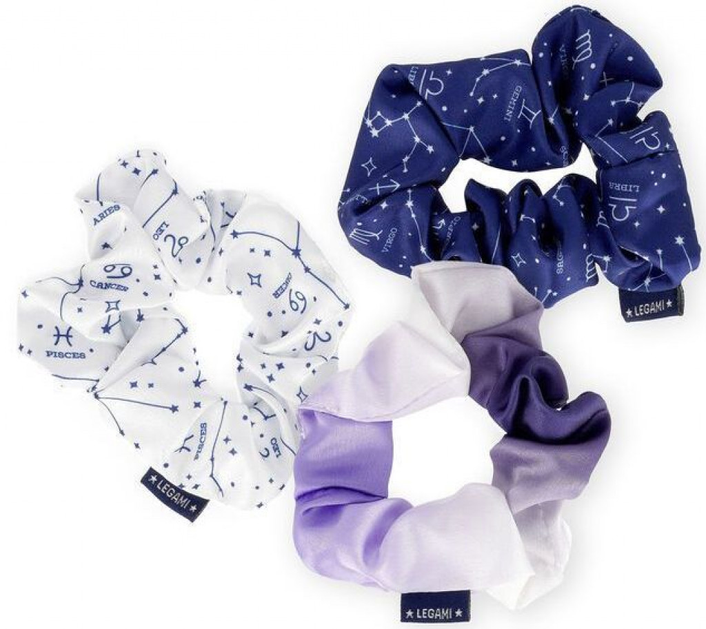 Legami Set Of 3 Hair Scrunchies Legami - Hair We Are! - Stars