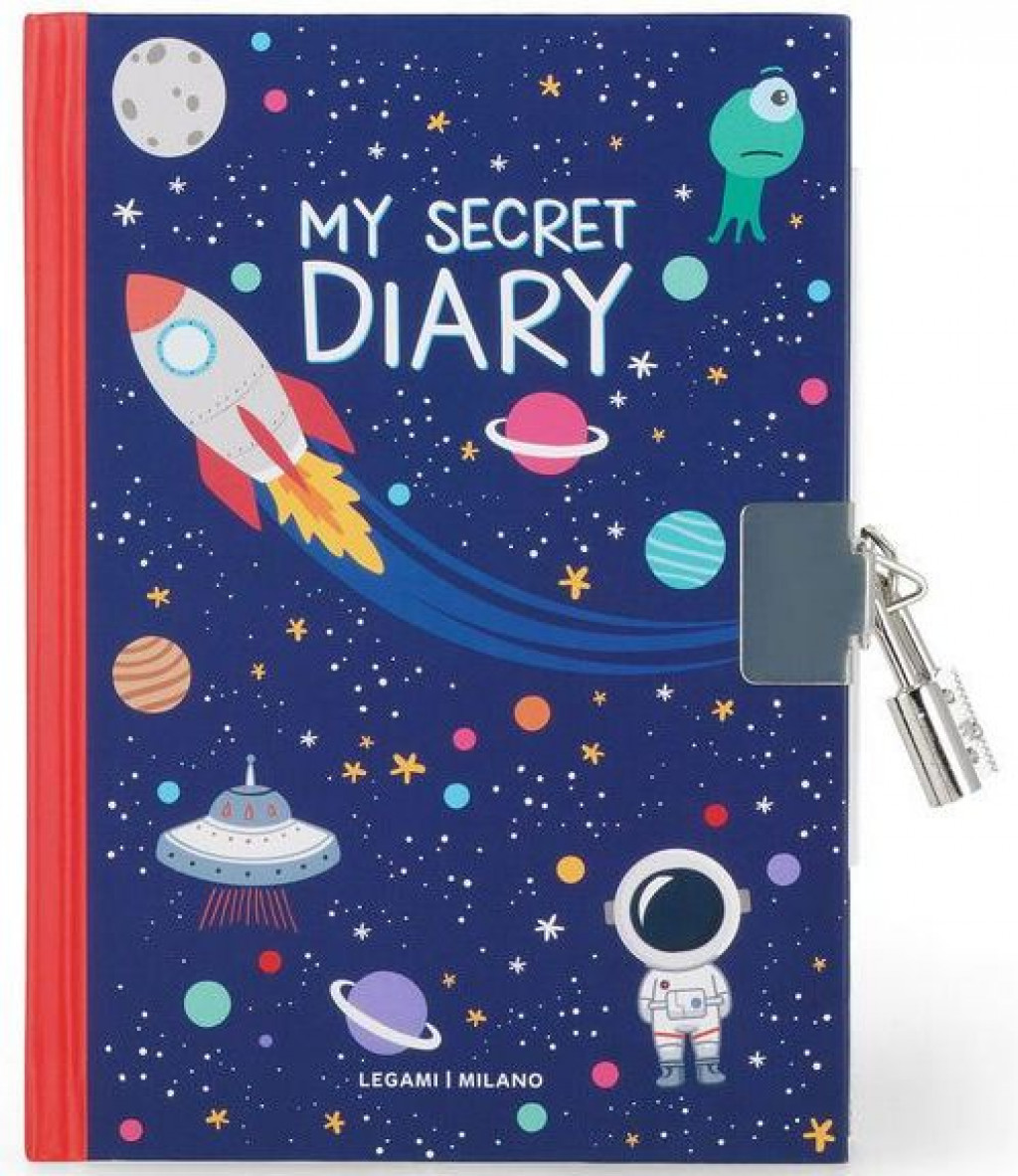 Legami Denník na zámok Legami My Secret Diary - Space