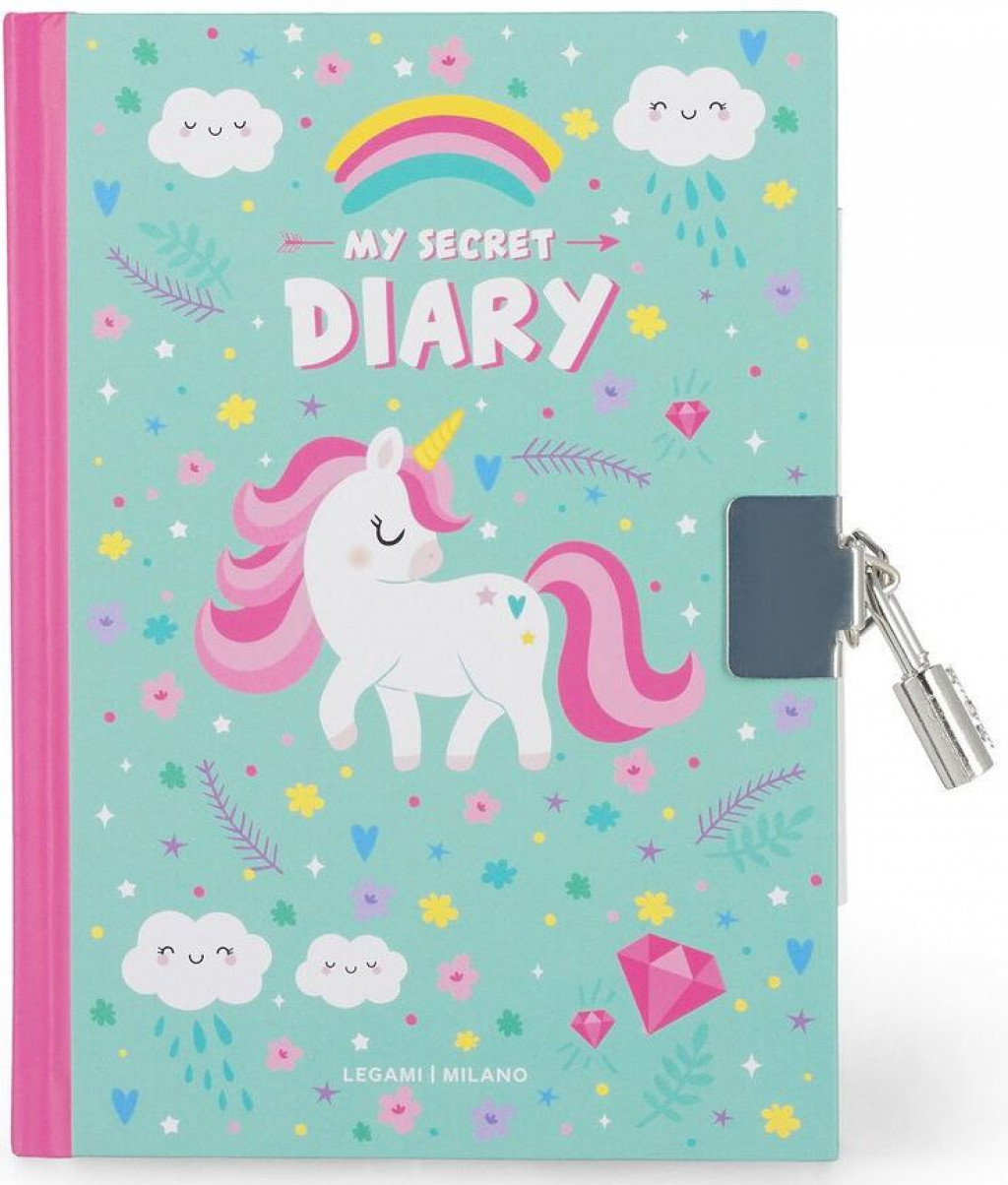 Legami Denník na zámok Legami My Secret Diary - Unicorn