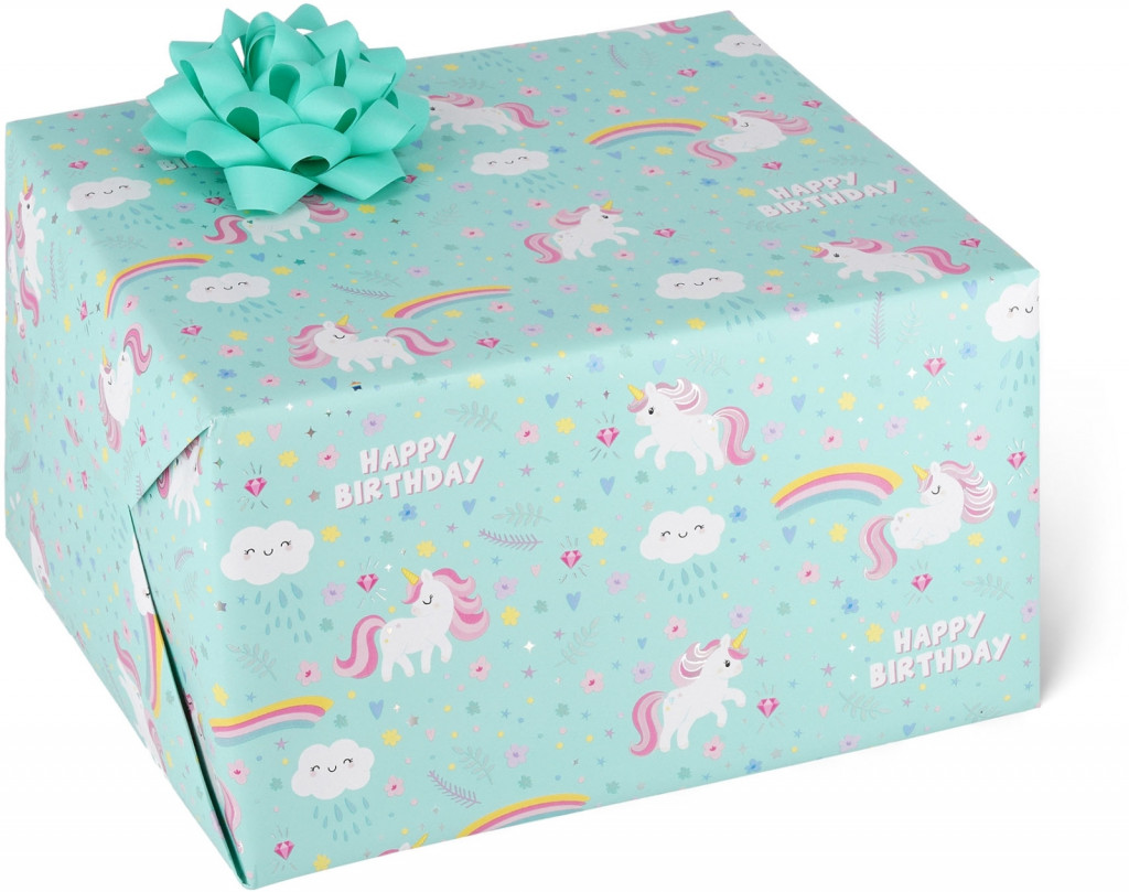 Legami Baliaci papier Legami Wrapping Paper - Unicorn