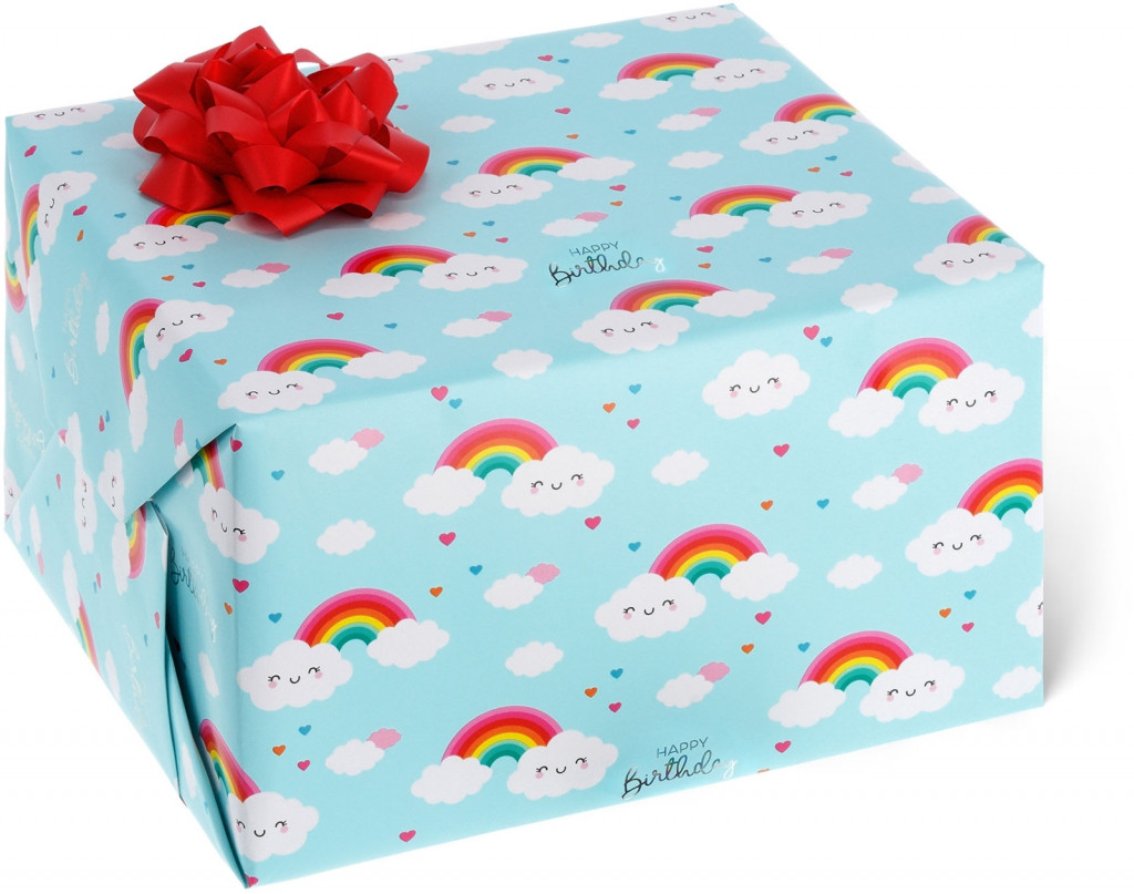 Legami Baliaci papier Legami Wrapping Paper - Rainbow