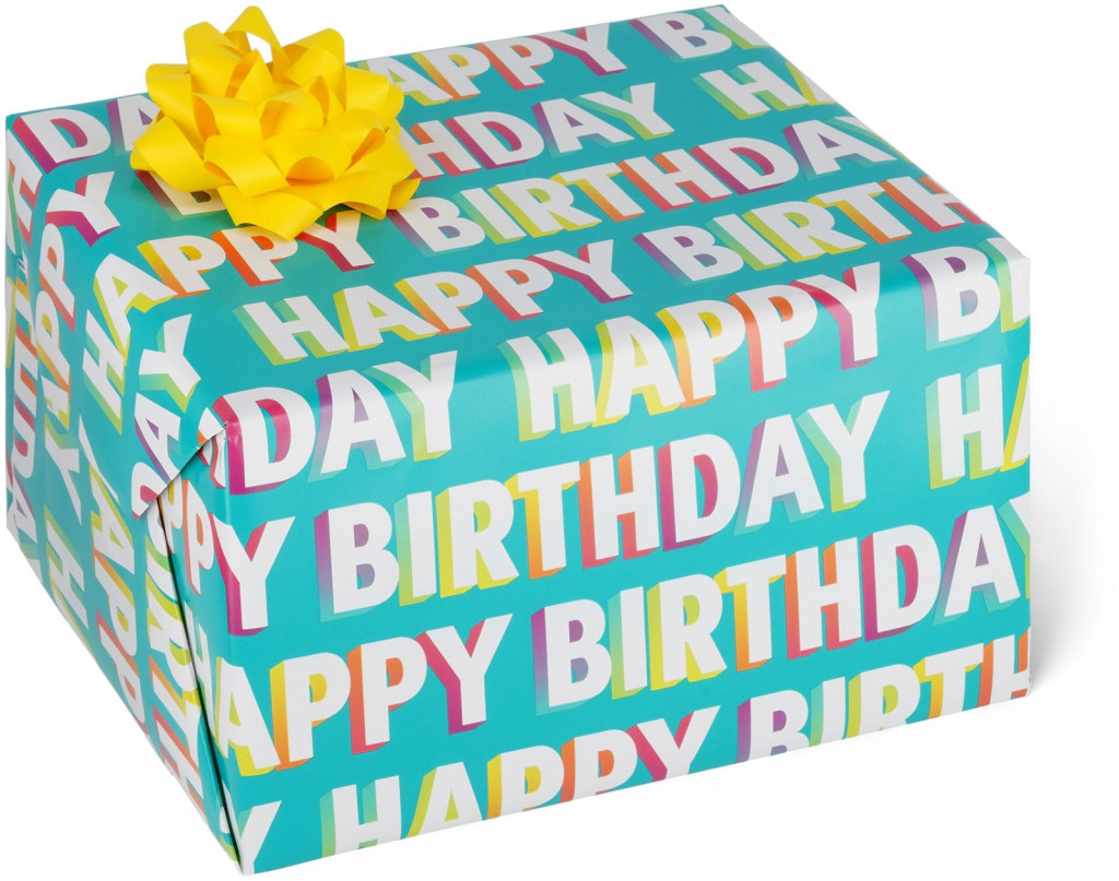 Legami Baliaci papier Legami Wrapping Paper - Happy Birthday