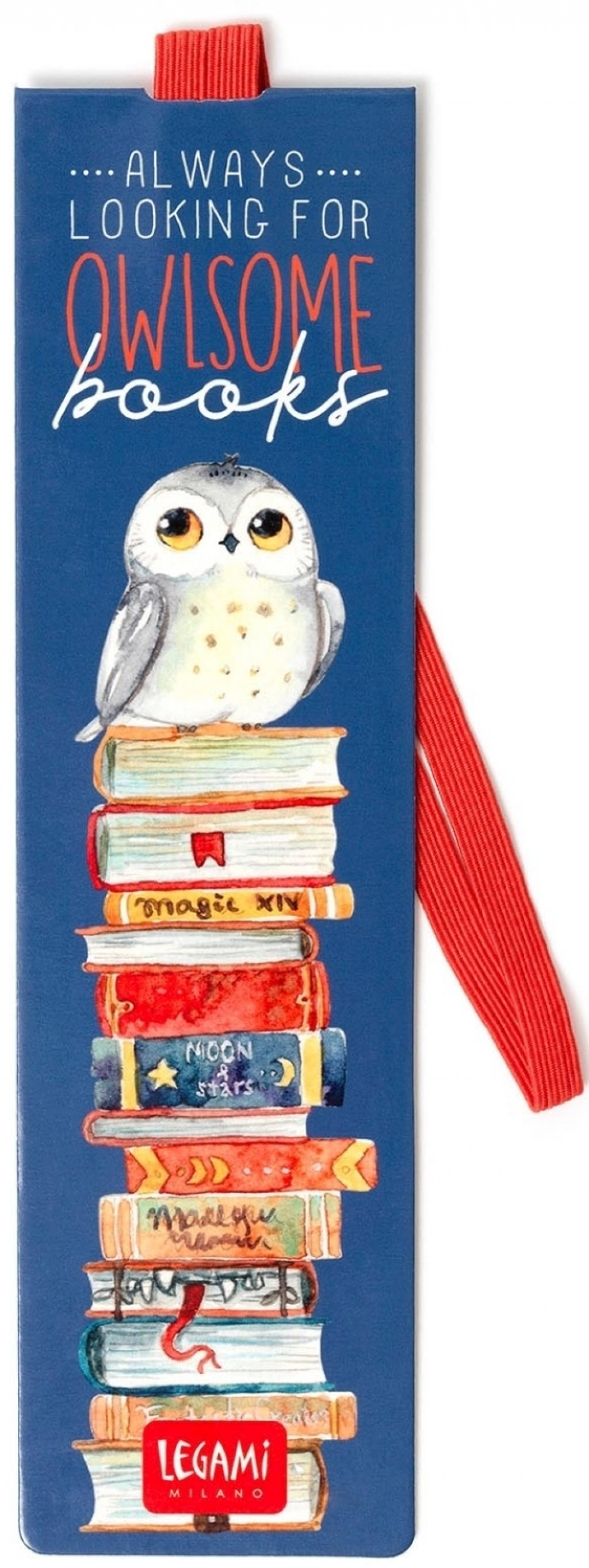 Legami Záložka s gumičkou Legami Bookmark - Owl