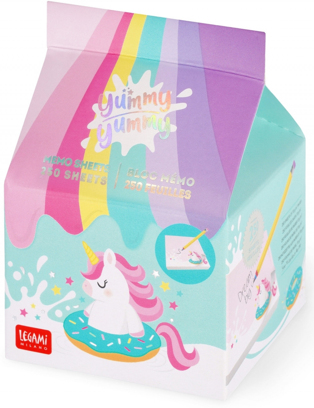 Legami Poznámkový blok Legami Yummy Yummy - Memo Pad - Unicorn