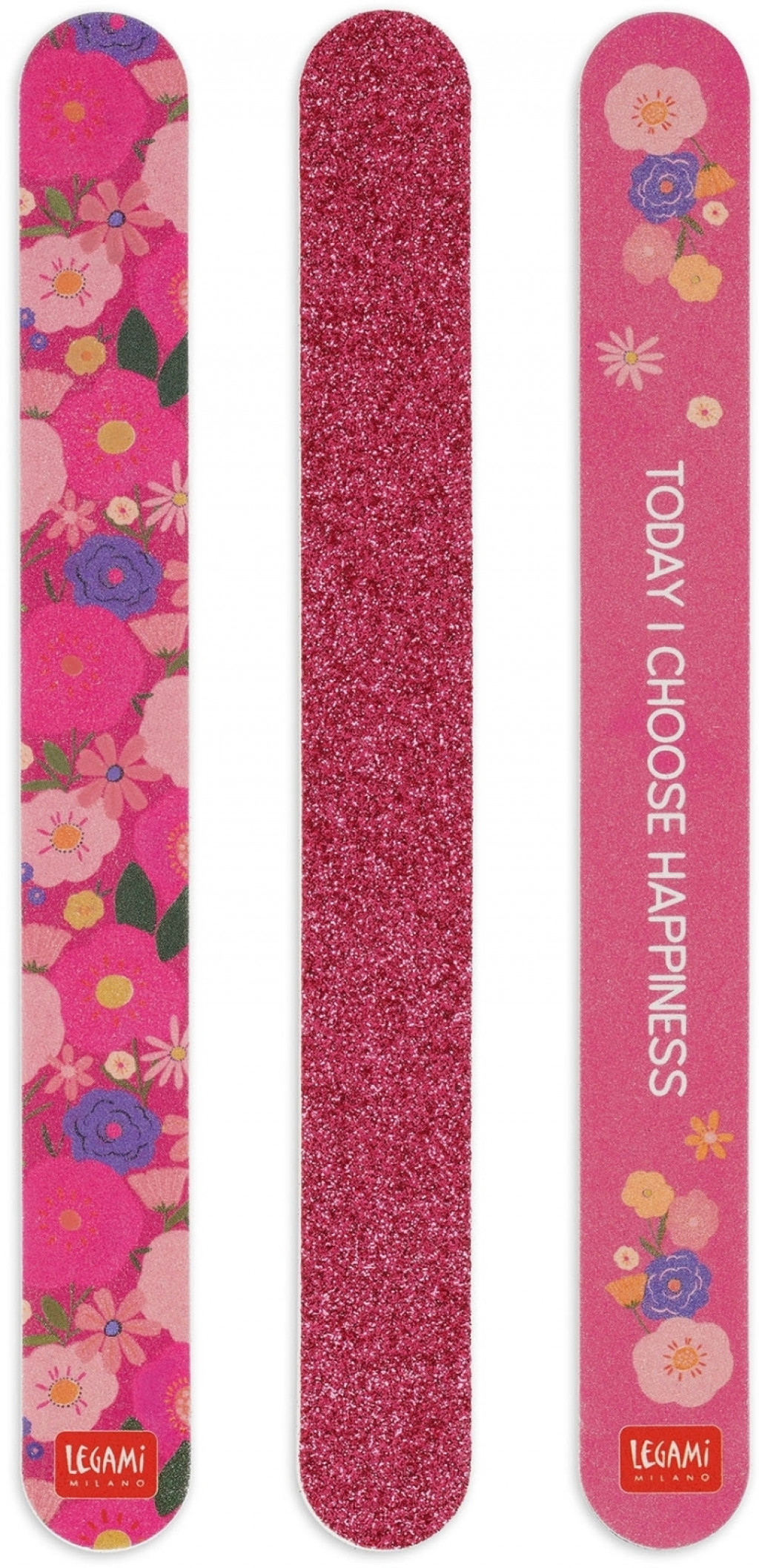 Legami Set pilníkov Legami Nails Before Males - Set Of 3 Nail Files - Flowers