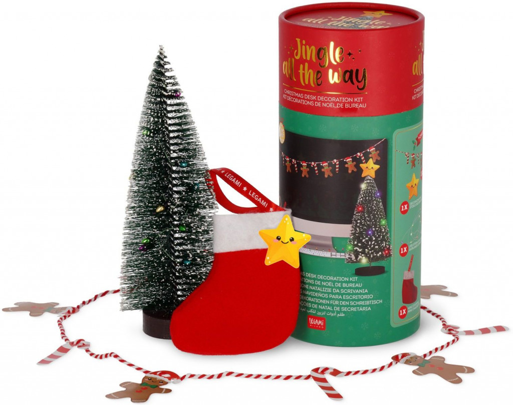 Legami Set na stolné dekorácie Legami Jingle All The Way - Christmas Desk Decoration Kit