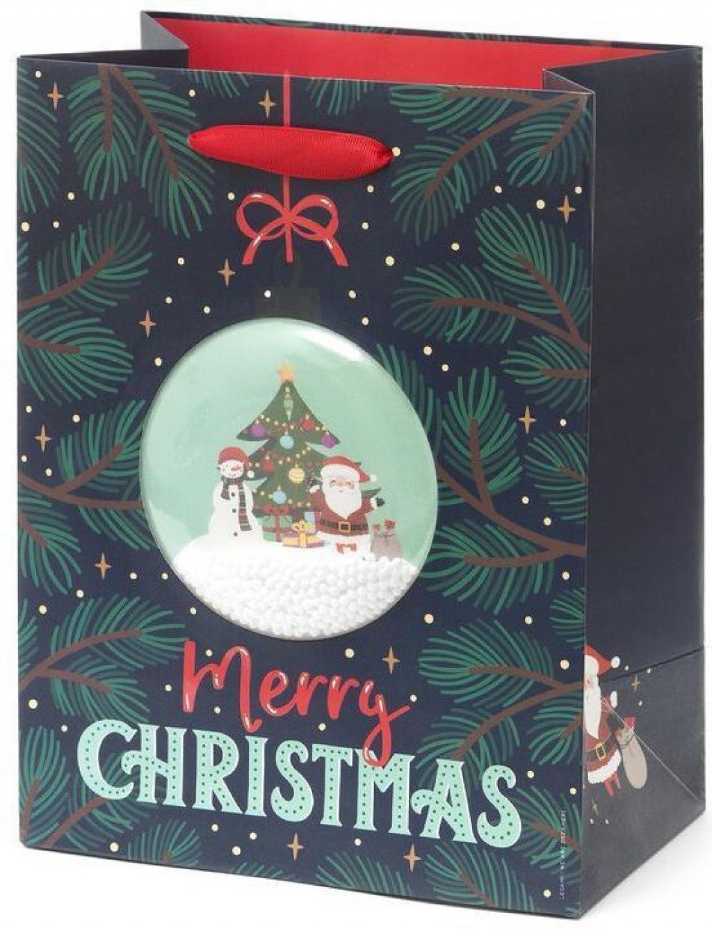 Legami Dárková taška Legami Christmas Gift Bag - Medium - Christmas Snowball