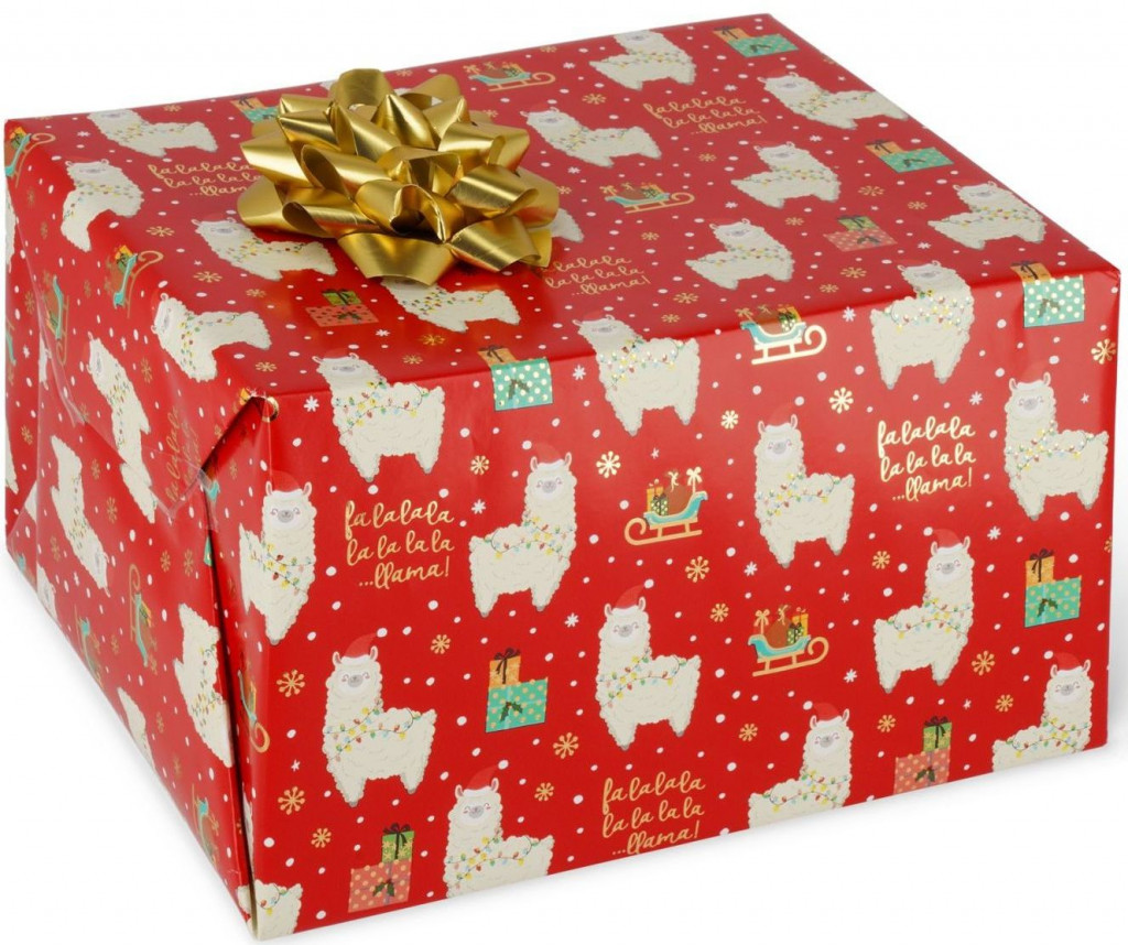 Legami Baliaci papier Legami Christmas Wrapping Paper - Llama