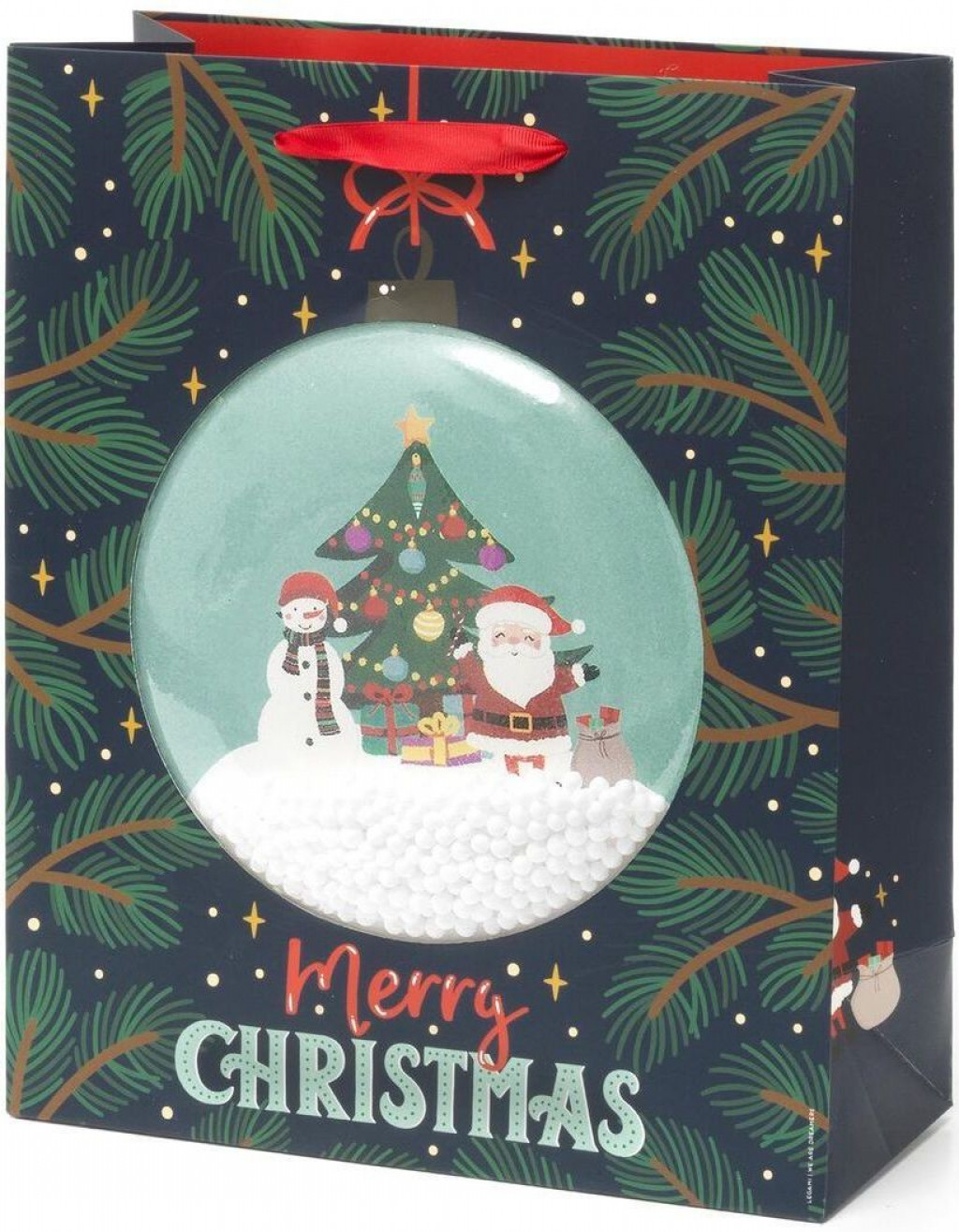 Legami Dárková taška Legami Christmas Gift Bag - Large - Christmas Snowball