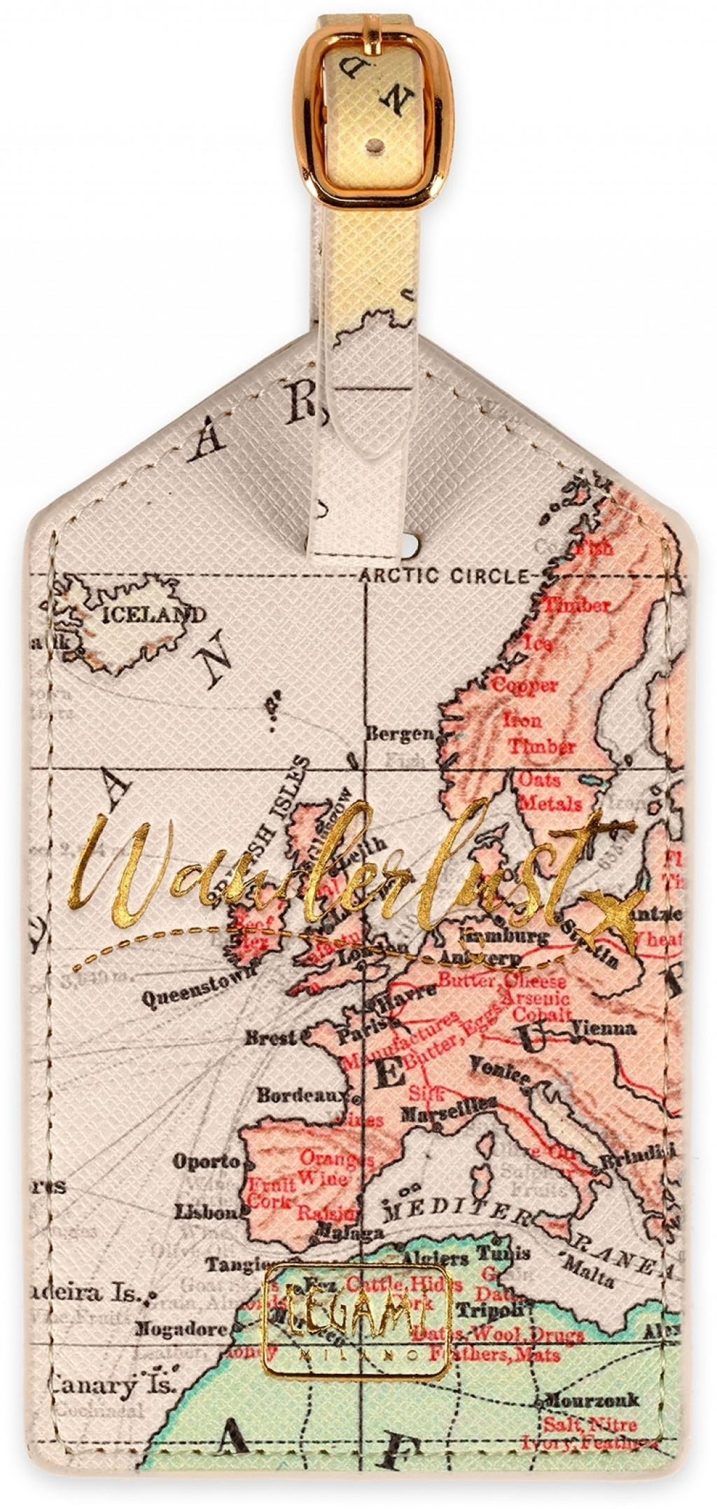 Legami Cestovná menovka na batožinu Legami Luggage Tag - Travel