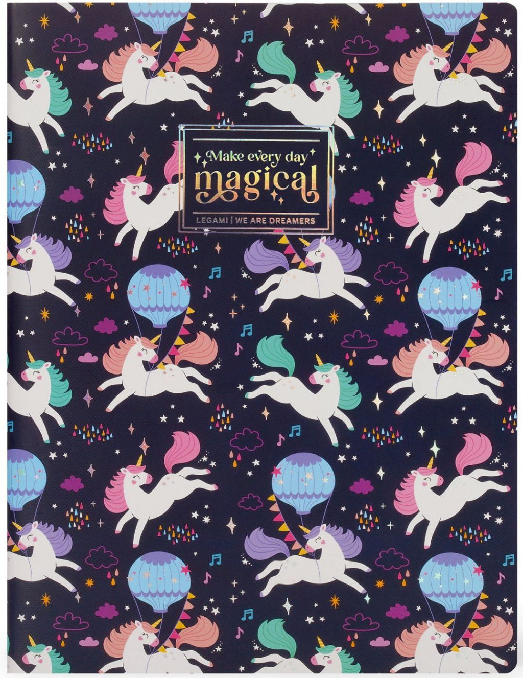Legami Zápisník Legami Quaderno - Large Lined - Unicorn