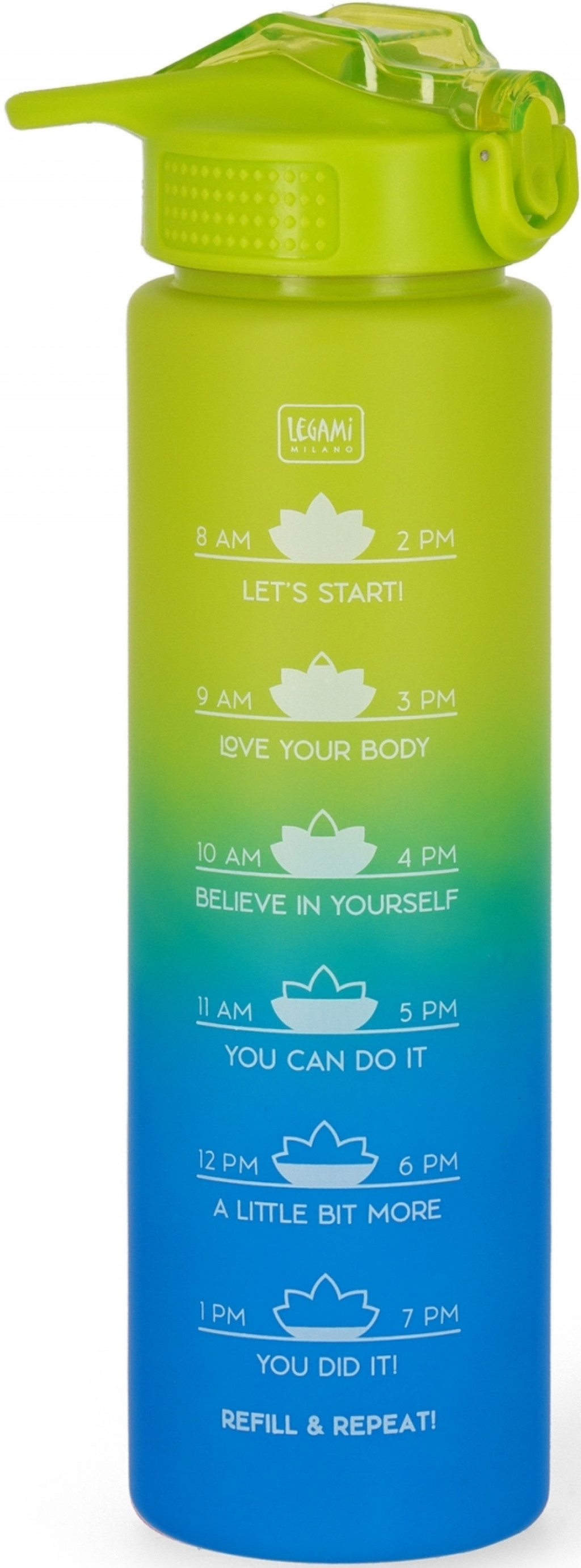 Legami Fľaša na pitie Legami Goal Bottle - Love Yourself - Energy Boost