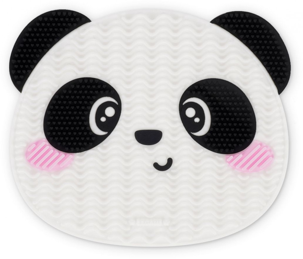 Legami Podložka na čistenie kozmetických štetcov Legami Make-Up Brush Cleaning Pad - Brush It Off! - Panda