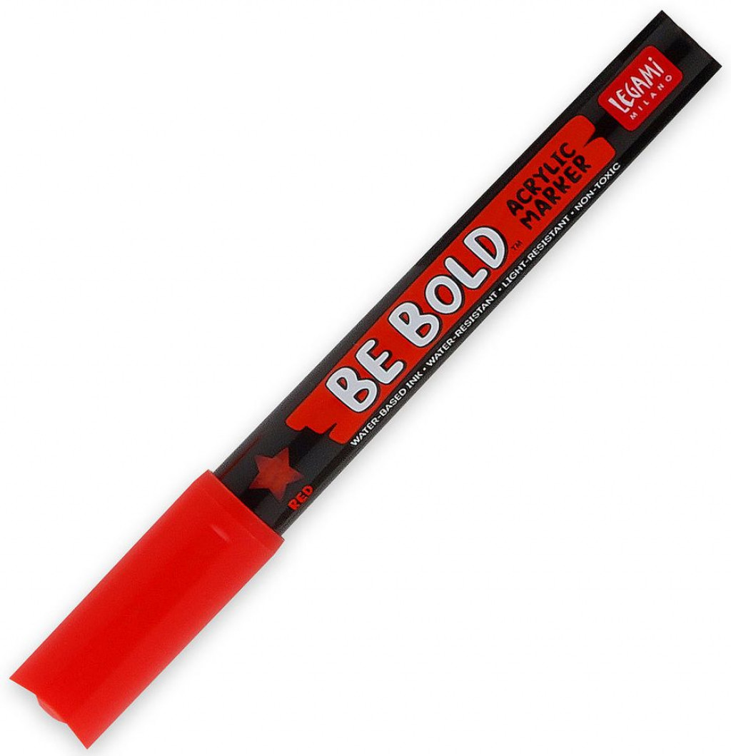 Legami Akrylové fixky Legami Acrylic Marker - Be Bold - Red