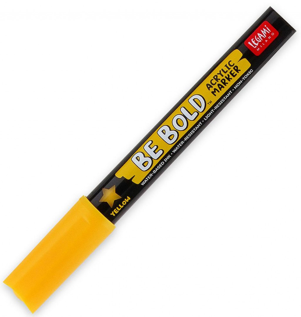 Legami Akrylové fixky Legami Acrylic Marker - Be Bold - Yellow
