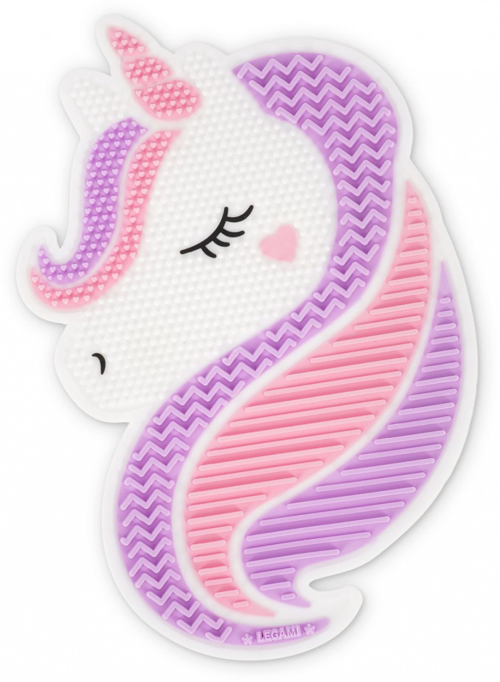 Legami Podložka na čistenie kozmetických štetcov Legami Make-Up Brush Cleaning Pad - Brush It Off! - Unicorn